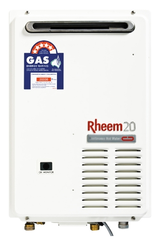 Rheem 20 Continuous Flow Hot Water Heater